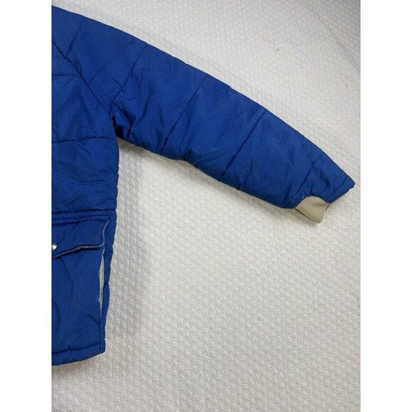 CARTERS Puffer Jacket H.W. CARTER & Son Lebanon N.H. Coat Vintage XL Blue 70s - Picture 4 of 16